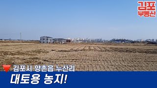 대토용 농지 필요하신분~!!김포 누산리 농지 매매 김포 부동산 대토 토지 창고 공장  땅/김포부동산, 김포복덕방, 김포토지매매, 김포토지