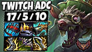 Twitch vs Tristana [ ADC ] Korea Grandmaster 1313 LP | Patch 26.6 ✅
