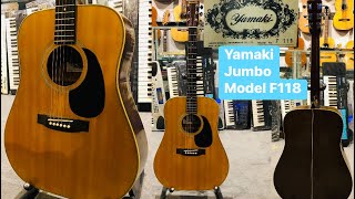 Yamaki Jumbo acoustic guitar Model No F-118 ( Wilson’s music instruments 03371476660 )