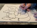 Drawing 2 foxes hugging a heart! | TY Art For Kids Hub for making these vids