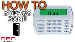 How to Bypass a Zone on DSC Power Series Alarm System