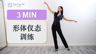 4K 形体仪态训练  / 提升气质形体训练 / 每日形体训练 / 零基础形体训练 body training