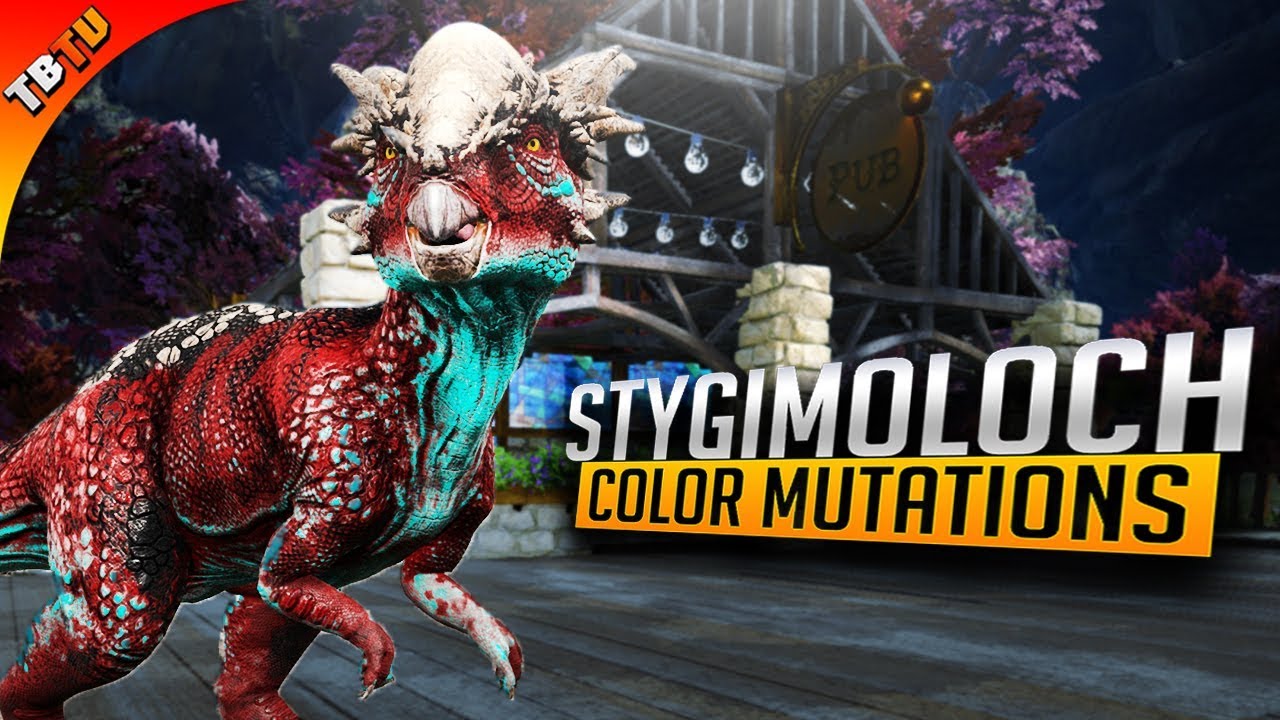 NEW STYGIMOLOCH COLOR MUTATIONS! Ark Survival Evolved Mutation Zoo ...