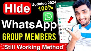 How to hide group members number in WhatsApp | Whatsapp group members number kaise hide kare