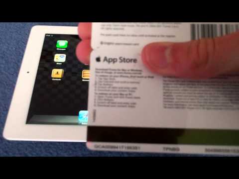 How to Put an App Store / iTunes Gift Card on Your Device : iPad / iPhone / iPod Touch How to Put an App Store / iTunes Gift Card on Your Device : iPad / iPhone / iPod Touch