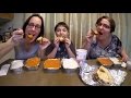 Indian Butter Chicken And Garlic Naan | Gay Family Mukbang (먹방) - Eating Show