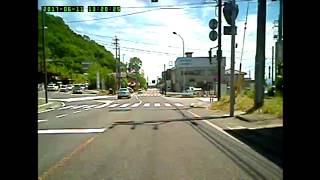 Low人　オラオラ運転ベンツが赤信号無視＆車線またぎ！　松本市　新橋　国道19号線