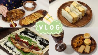 ENG) VLOG | What I eat in a week in KOREA 🐷🌽 pork belly kimbap, corn cheese, soft tamago sando