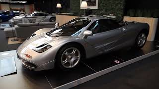 King of supercars McLaren F1 (chassis 047 owned by BMW) walkaround Supercar Story Autoworld Brussels