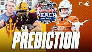 Texas Longhorns vs Arizona State Sun Devil Peach Bowl PREDICTION \u0026 Preview | CFB Playoff Round 2