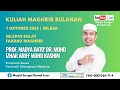 KULIAH MAGHRIB : PROF. MADYA DATO' DR. MOHD IZHAR ARIFF MOHD KASHIM