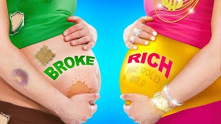 Poor Pregnant Vs Rich Pregnant | How to Make Friends To Giga Rich in Jail