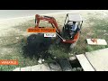 tata hitachi zaxis 23u in waste management application