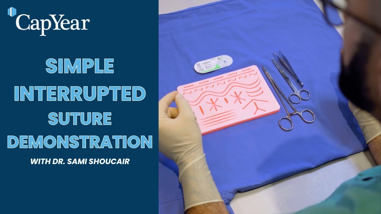 Simple Interrupted Suture Demonstration Youtube