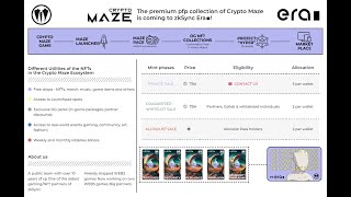 Zksync Tx Skyrockets, Cryptomaze Game Giving Away Rewards!