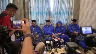 M'sia GE Nomination Day: DPM Ahmad Zahid Hamidi speaks to media after registration was closed