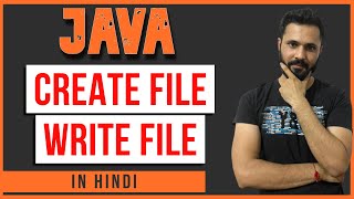 Java tutorial in Hindi for beginners #63 Create file and write file in java in Hindi | File System