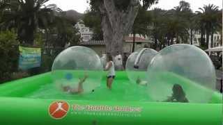 The Bubble Rollers in Avalon, Catalina