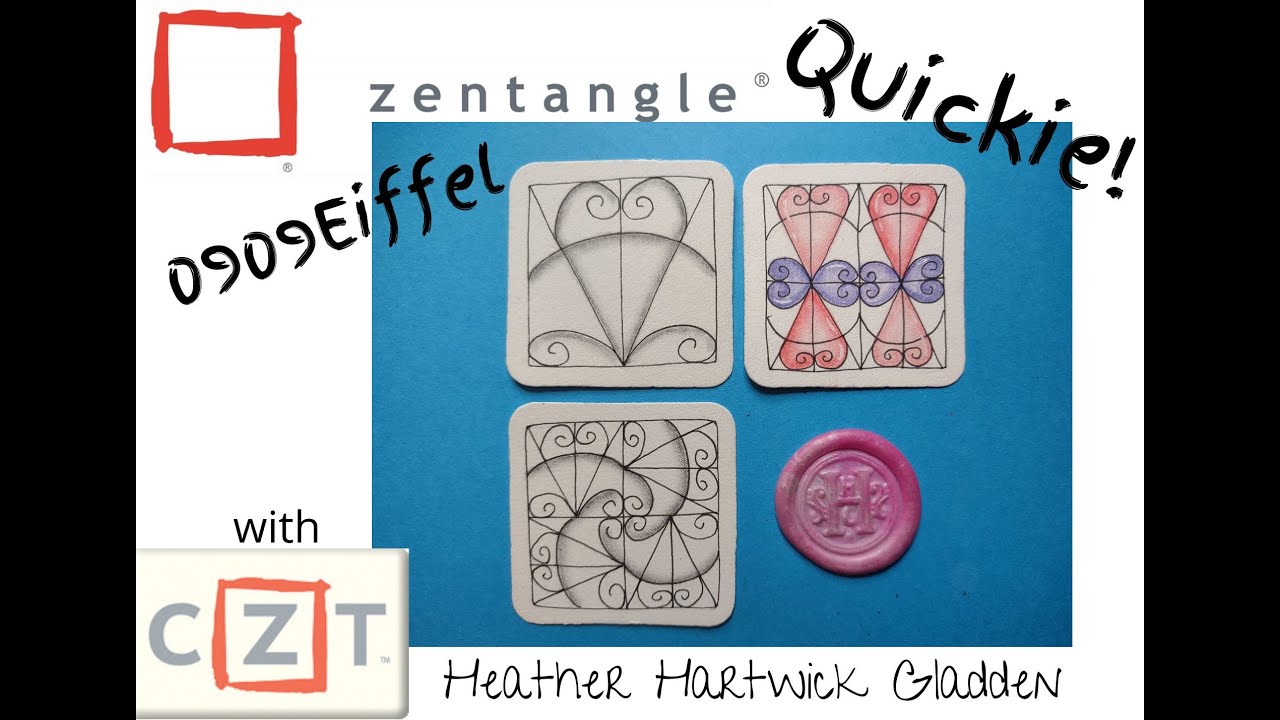 0909eiffel Zentangle Quickie Youtube