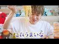 【大食い】駄菓子のタラタラしてんじゃねーよ新カップ焼きそばの早食いチャレンジ‼️【ぞうさんパクパク】