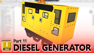 Diesel Generator Design in Autodesk Inventor 2025 - Part 11