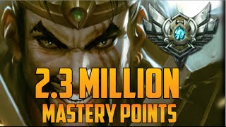 SILVER DRAVEN 2,300,000 MASTERY POINTS- Spectate Highest Mastery Points for Draven