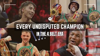 All 9 Undisputed Champions in Boxings 4 Belt Era - WBC, WBA, IBF & WBO