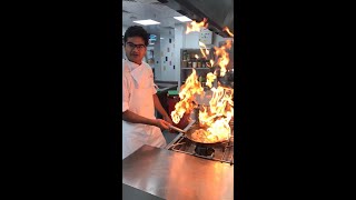 Flambe / flames without alcohol