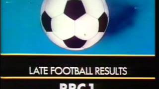 BBC1 TV Licance Stamps 50p Continutiy 9/8/1980 (VHS Capture)