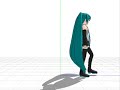 mmd hatsune miku walking