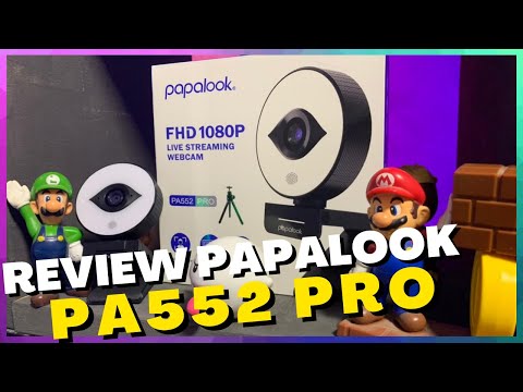 ОБЗОР ВЕБ-КАМЕРЫ PAPALOOK PA552 PRO 1080p 60fps RING LIGHT E РАСПАКОВКА