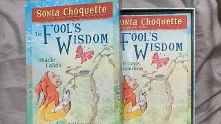 UNBOXING THE FOOL WISDOM ORACLE CARDS | SONIA CHOQUETTE | No speaking music only