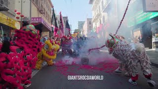 LOUD FIRECRACKERS x LION DANCE || Lau Family Association 100 Year Anniversary Celebration