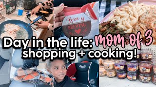 Mom of 3 DAY IN THE LIFE | Shop With Me | Cook Dinner With Me