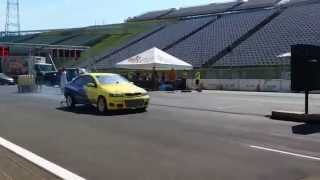 Drag Opel astra 750 Hp vs Porsche 911 turbo s 3.8 AWD 650HP 1/4 mile drag race