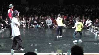 oSaam\u0026BUUBEE vs Yo!Sora\u0026Ringo BEST8 HIPHOP JUSTE DEBOUT JAPAN 2014