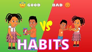 Good And Vs Bad Habits For Kids | Personal Hygiene | Educational Video