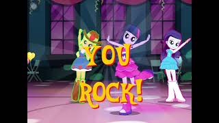 MLP: Magic Princess Twilight Sparkle Rarity and Applejack in EG Stomp (Music Muted) (Remake)