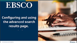**Configuring and using the new advanced search results page!**