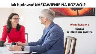 Dziękuj za informacje zwrotne wskazówka nr 3