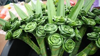 How to make Pandan Roses | Walking Street in Thailand - Hungry Bear