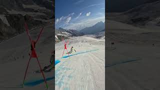 Catch Joan Verdu making the most of the stunning Saas Fee conditions. Pure joy on the slopes!