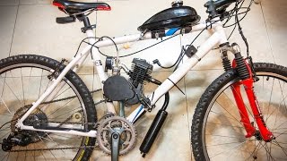 TUTORIAL BICIMOTO | Como Montar un Motor de Gasolina en tu Bicicleta | Kit 80cc
