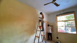Genius boy secretly helps girlfriend renovate old house, she will be very happy