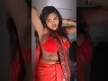 lucky elakiya super hot expressions with huge boobs and sexy navel show in sexy red saree