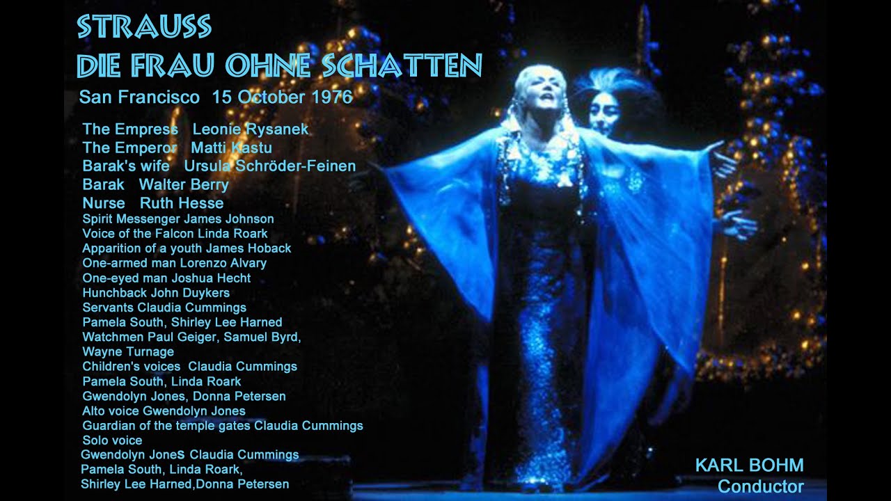 Strauss Die Frau Ohne Schatten Rysanek, Schroder Feinen, Kastu, Berry ...