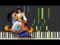 A Whole New World - Aladdin (Piano Tutorial) [Synthesia]