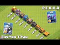 Electro Titan vs P.E.K.K.A vs Every Town Hall | Clash of Clans