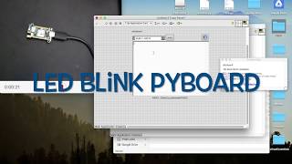 Python for loop to blink LEDs in pyb