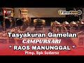 LIVE TOPIX STUDIO TASYAKURAN GAMELAN RAOS MANUNGGAL PIMP. BPK SUDARSO || GODOH SUMBERSAWIT MAGETAN